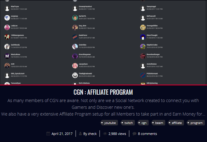 cgncookie's tweet photo. If you don’t know what #CGN Affiliate-Program is: https://t.co/eZuwlZqvrd Affiliate Program is available to Every Member the moment they Register!
It allows you to Earn 5% on all Sales from Users, you Refer to the Platform. 
Read more at https://t.co/iY84lGA0d3 https://t.co/2bHaq7Xfhu