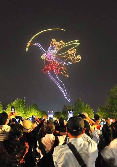 🛑 1.500 طائرة بدون طيار ضوت سما شنغهاي  ....