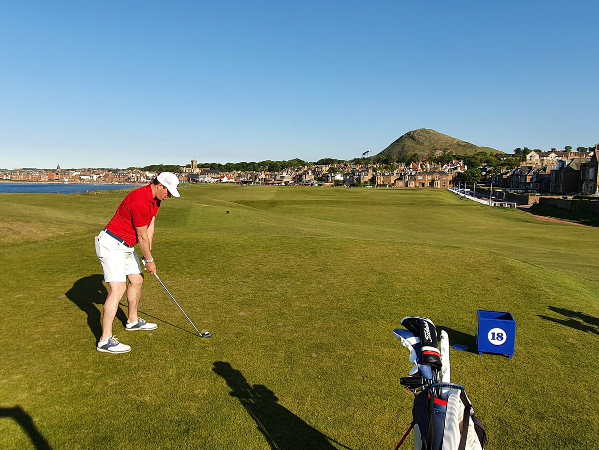 Thank you <a href="/NorthBerwick_GC/">North Berwick Golf Club</a>….what a day on the Scottish links 😎