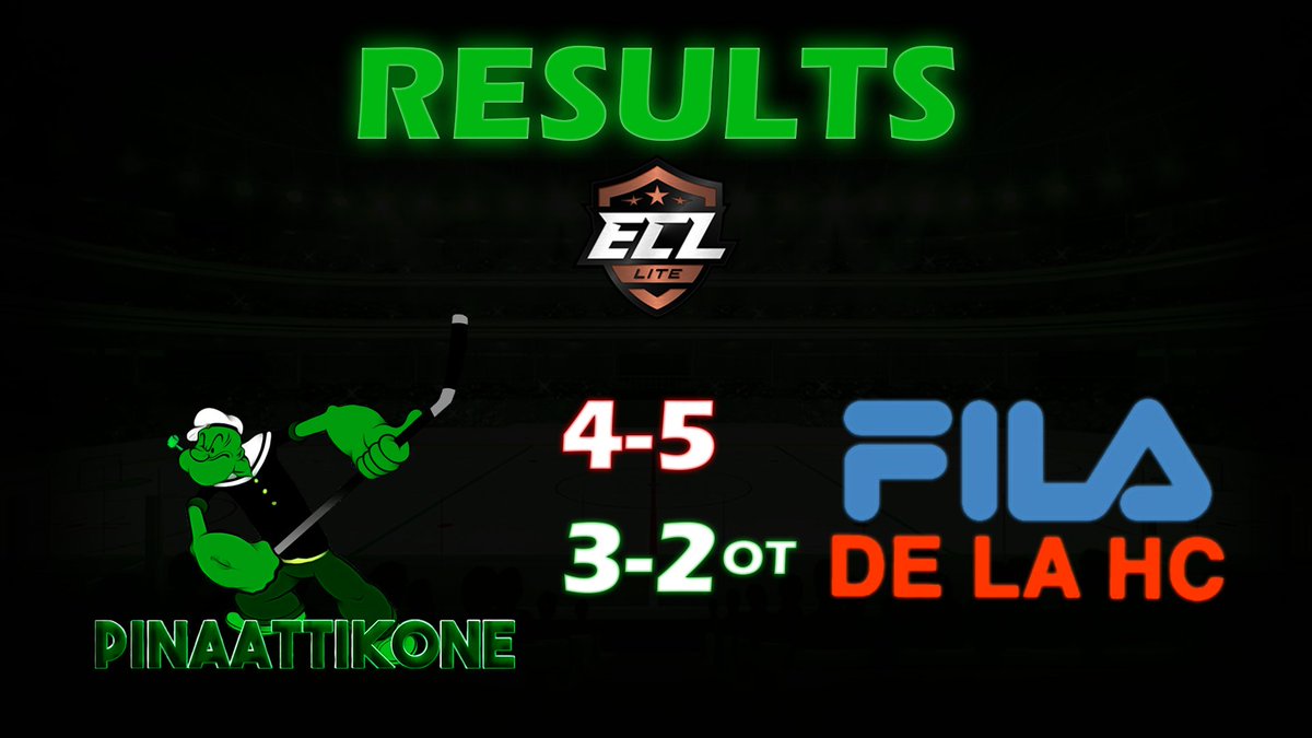 2 more points from tonight's games. GG's FILA DE LA HC

#ECL12 #NHL21 #esportsfi #NHLGamer