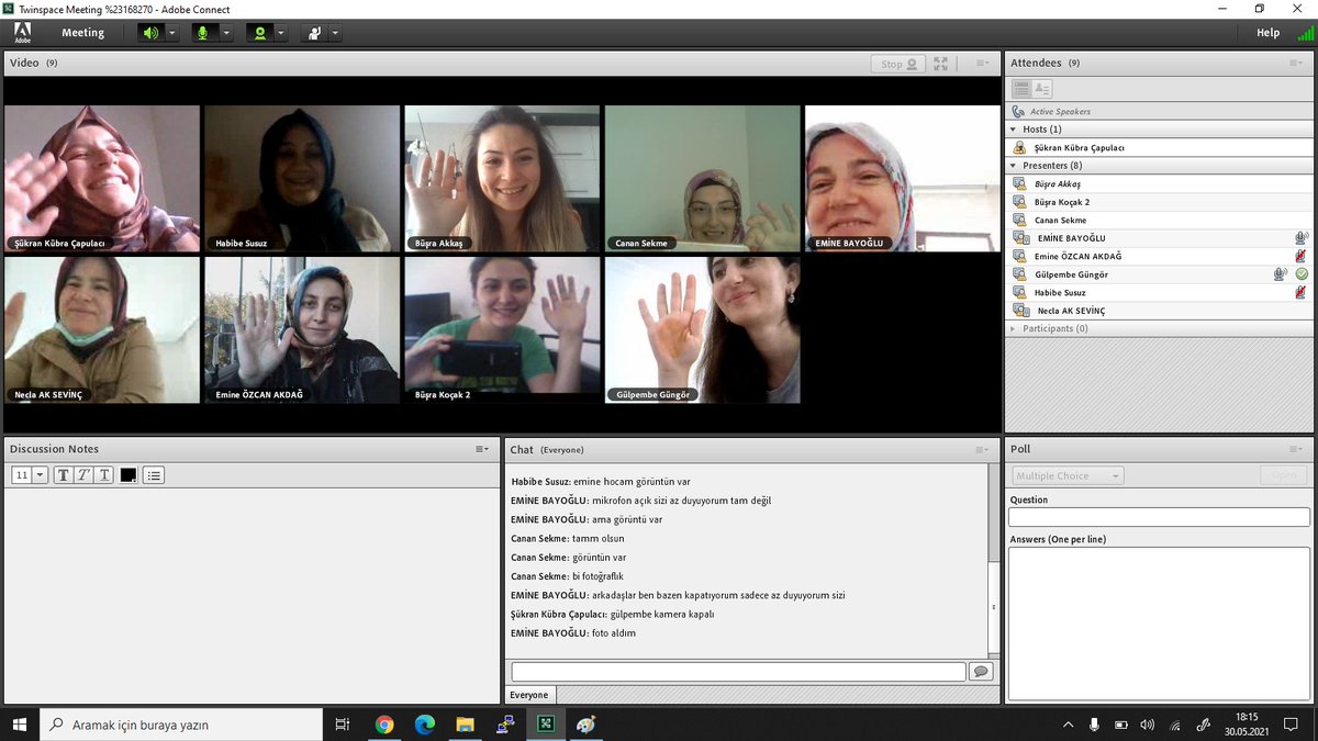 Materyalim Doğadan Projesi sayesinde tanıştığımız birbirinden değerli öğretmen arkadaşlarımızla son webinarimizi gerçekleştirdik.