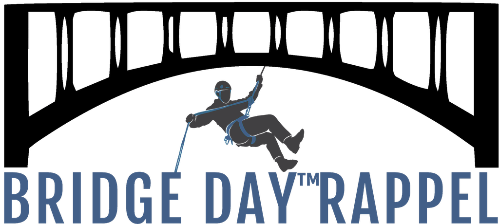 Team Bridge Day rappel registration available at bridgedayrappel.com