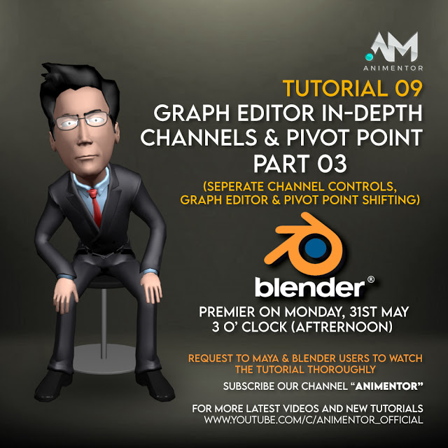 MrAnimentor's tweet photo. Blender 3D Animation Series One - Part 03| Blender | Tutorial 09 - Graph Editor, Channels, and Pivot Poin

#animentor #mranimentor #blender #3danimation #tutorial https://t.co/CJ5cOg6Nve