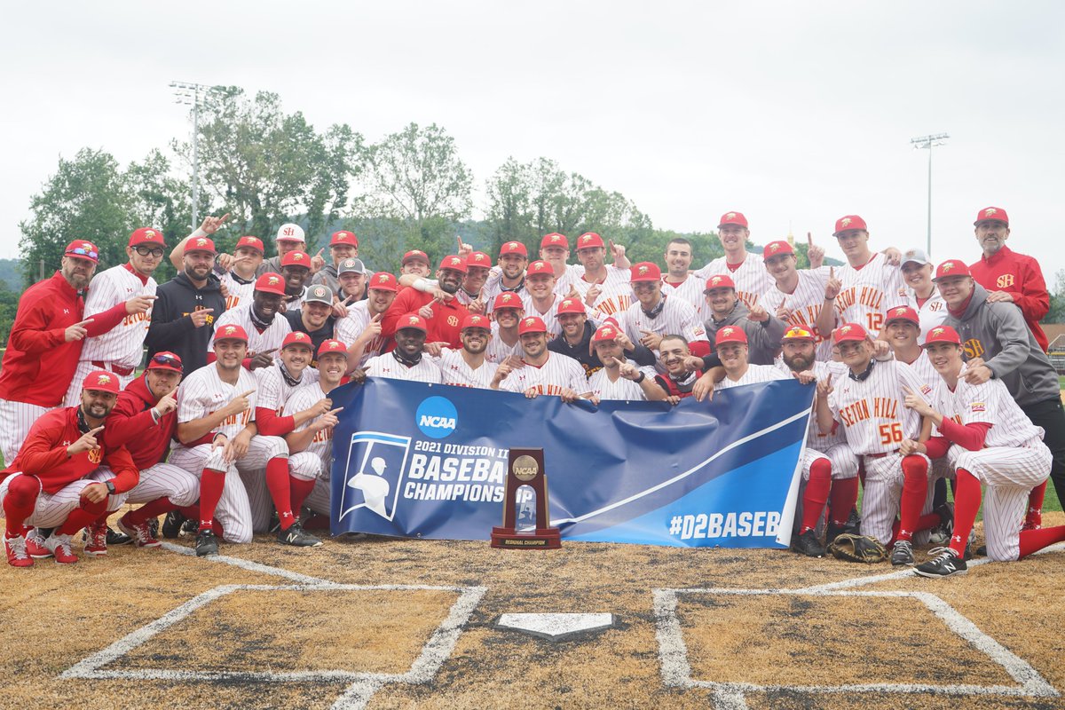HEADING BACK TO CARY!!! Seton Hill defeats Millersville 8-5 in the NCAA Atlantic Regional Championship to advance to the Division II World Series for the second time in program history. #484