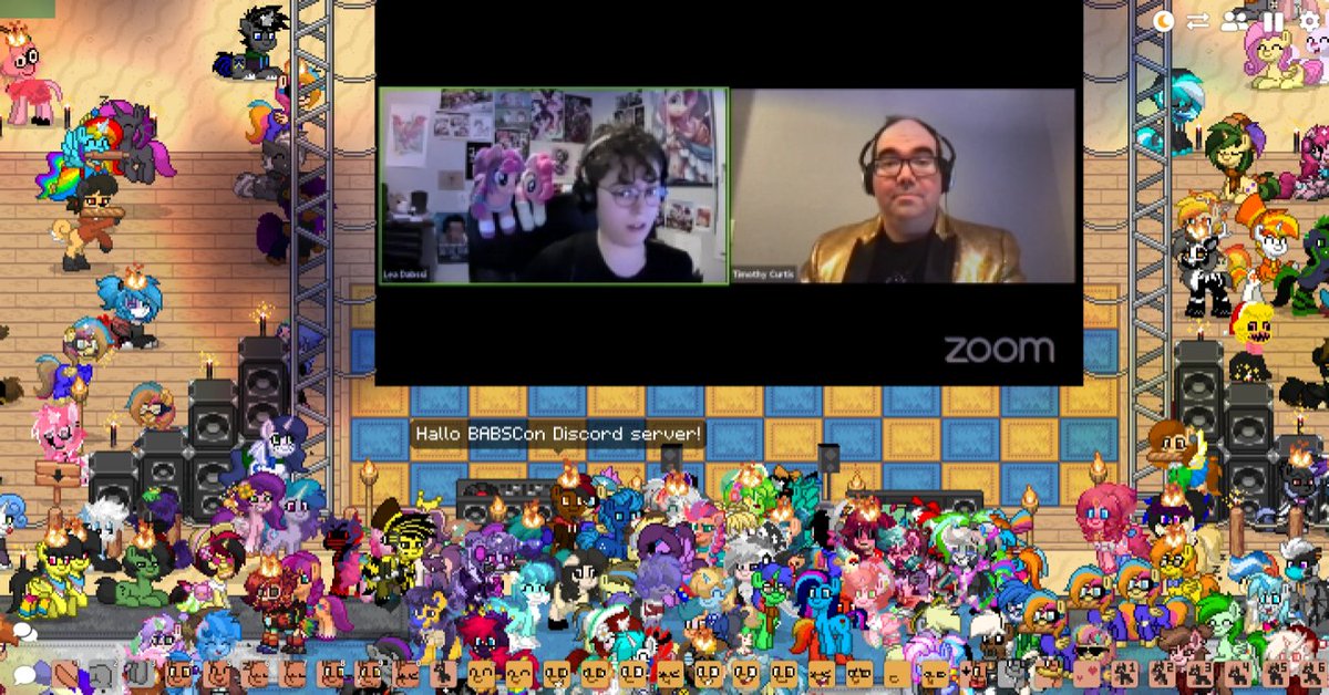 TyTwinny's tweet photo. Hallo to the @BABSCon Discord peoples. 👋🏿 @ImalouArt @MLPSilverQuill #BABSLab #BABSLab2021 https://t.co/IBUNQrQWmQ