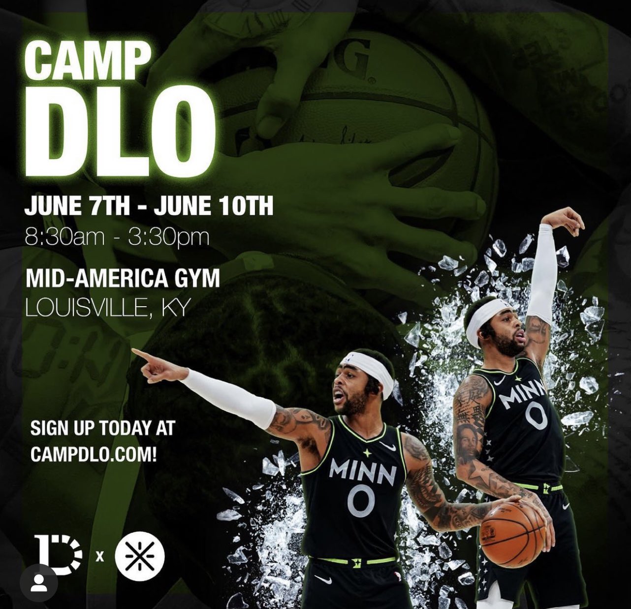 D'Angelo Russell on X: RT @BenStinar: The @Dloading basketball camp will  be held in Louisville, Kentucky t.conFN2LorGWQ  X