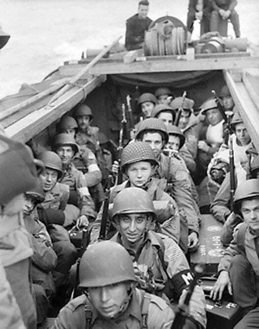 90% of the soldiers on the first boats to hit the beach didn't live to see the end of the day. Look at those faces. Some of them never made it to 18. Never voted, Never loved a woman They paid the ultimate price for your freedom. You live your life the way you do because of them