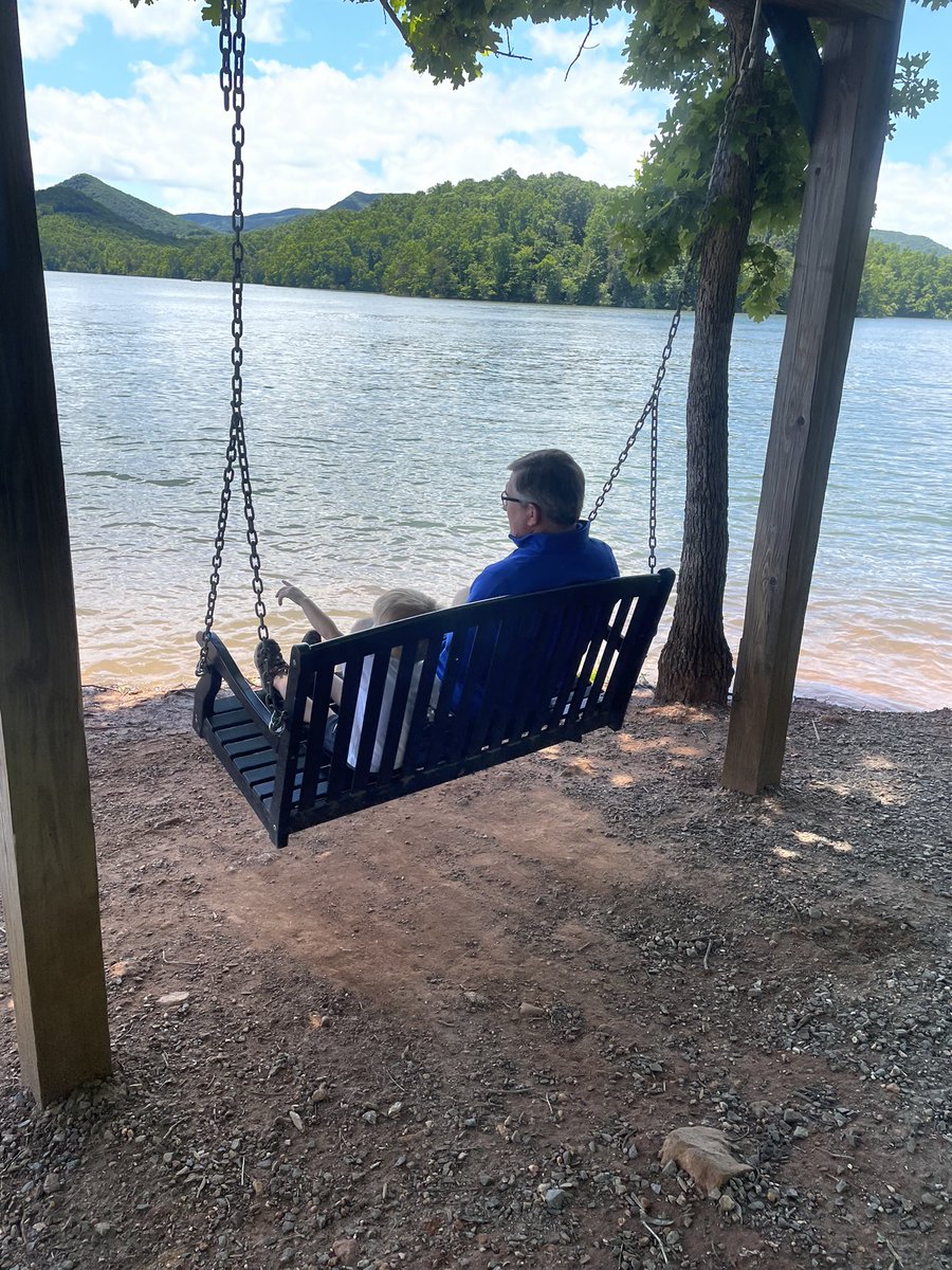 James and Poppy at the lake