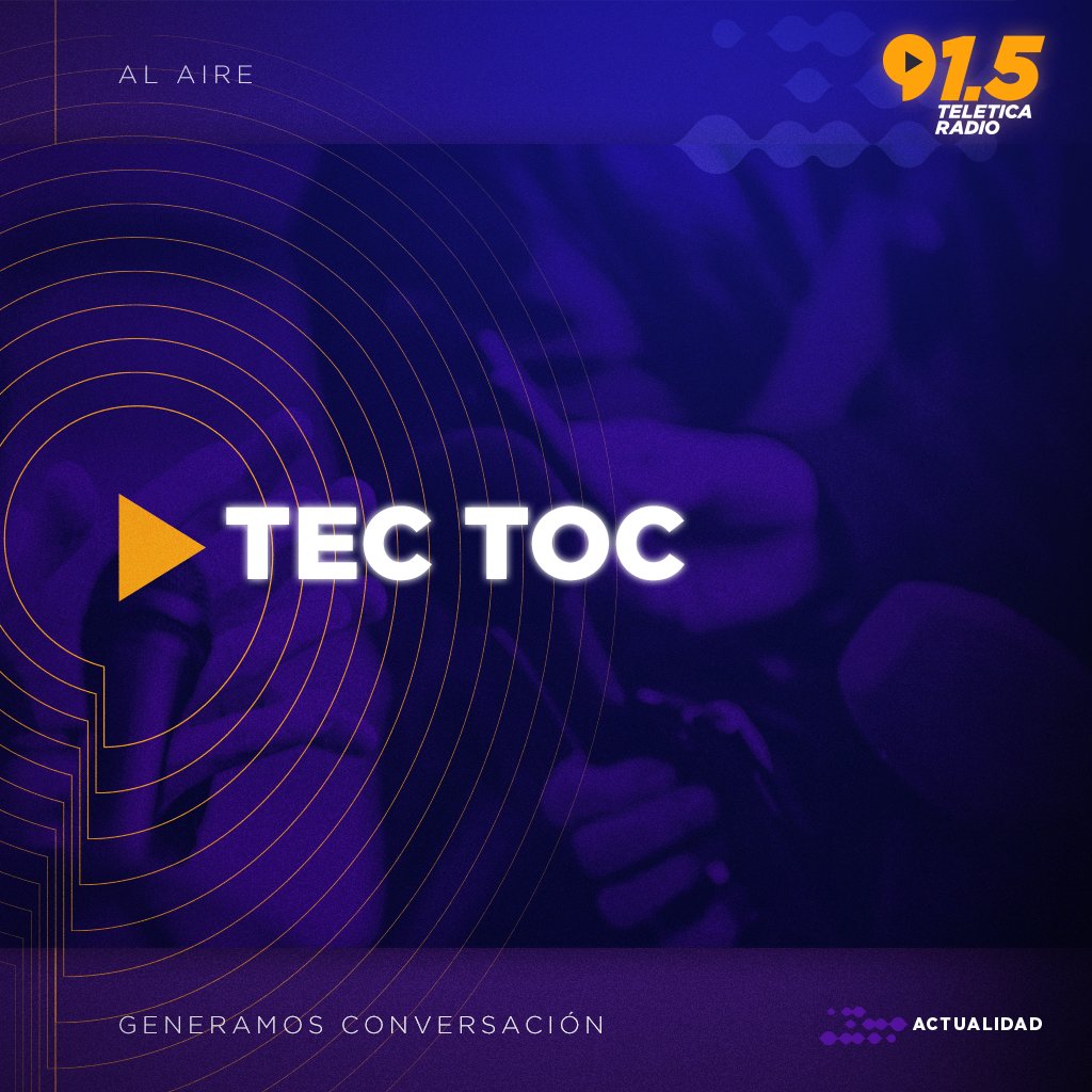 TeleticaRadio's tweet photo. Si te gustan los temas sobre tecnología e innovación, #TecToc es un programa para vos. 📱⌚💻
De lunes a viernes a las 3:30 p.m https://t.co/e6vaQZmrY6