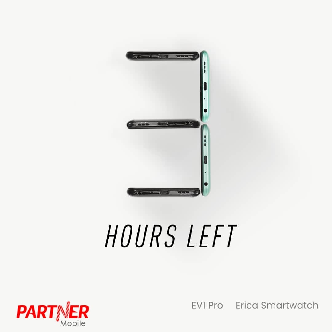 partnermobileng's tweet image. 3 HOURS TO GO…

You can still order! 

Head over our website partnermobile.com/flashsale and @shopkonga and get up to 25% off all our devices!!.

#PartnerMobileAtFive
#PartnerWithErica
#FlashSales