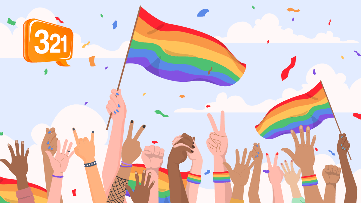 321Chat's tweet photo. Happy #PrideMonth from #321Chat! 
We're #proud to be a #LGBTQIA+ #friendly site &amp; welcome people of all #genders &amp; sexual #orientations! We want to welcome everyone to share their pride in our #chatrooms, visit us &amp; share your pride! #LGBT #GayPrideMonth

https://t.co/5nbeHQCUd7 https://t.co/LoiFKFSzNy