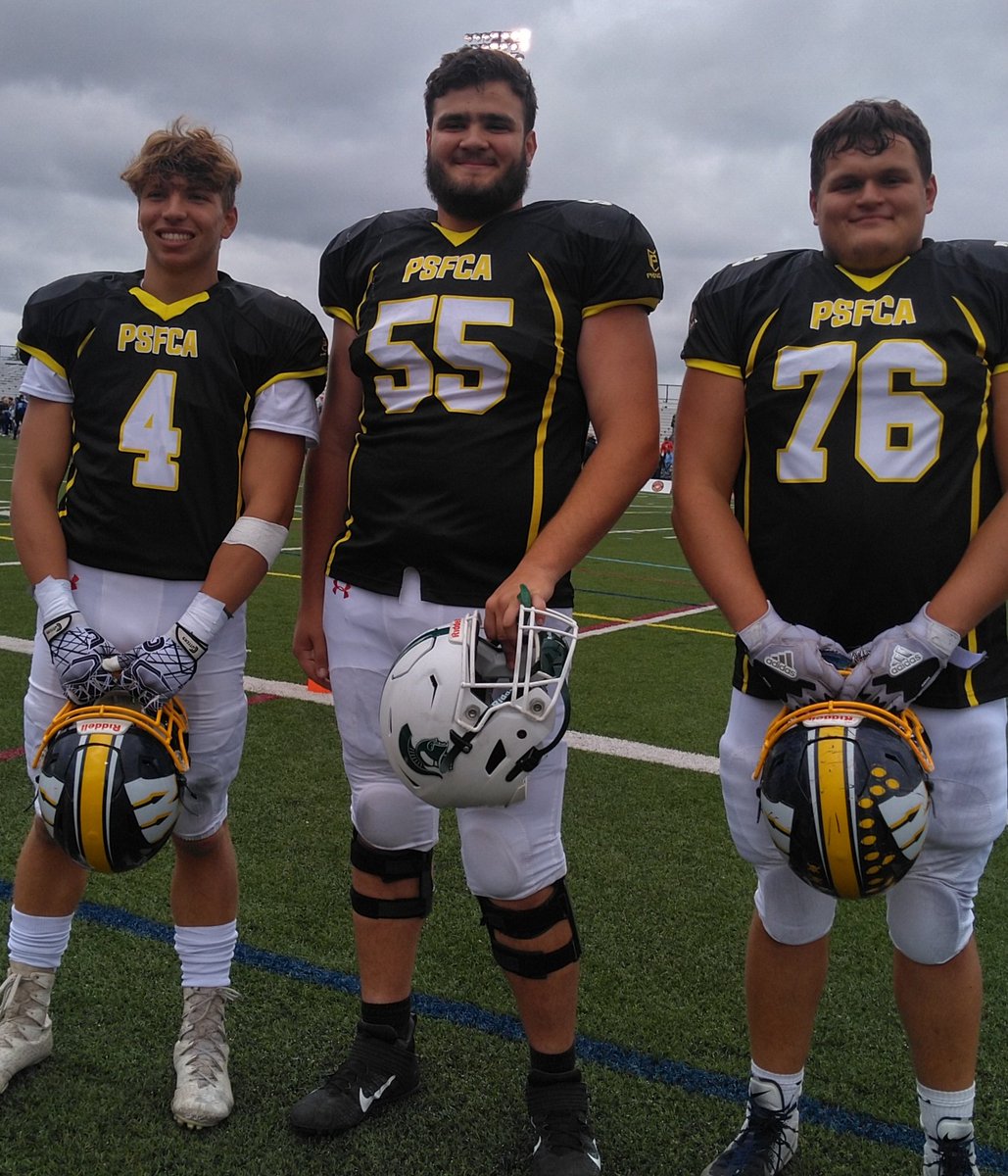 Lawrence County well represented at the PSFCA East West hame today!!  <a href="/ethan_susen/">Ethan Susen</a> <a href="/westonphanco76/">Weston Phanco</a> <a href="/NCNewsSports/">Ron Poniewasz Jr.</a>