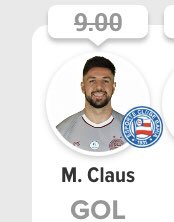 DicasdoCartola's tweet photo. EU E QUEM?

No gol: Walter 0.50 pontos 

Na reserva: https://t.co/XfBrtxqdvI