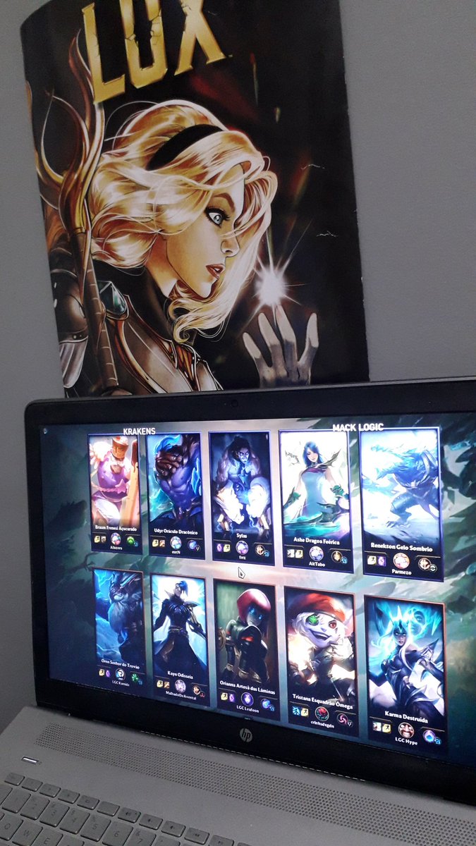 Gurka de kayn hype de karma  kamide de ornn leaf de oriana e Carlinhos digidin de Tristana q isso tamo em casa  ?