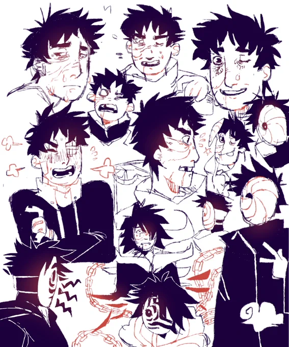comparing the doodles too bc eughghh 