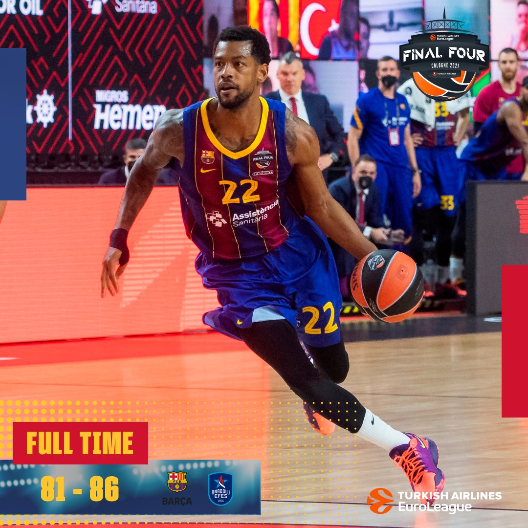 🚨 FINAL 🏀 Barça 81-86 <a href="/AnadoluEfesSK/">Anadolu Efes SK</a> 

Lluitem fins al final, però ens quedem a les portes del títol.

👏 ORGULLOSOS D'AQUEST EQUIP / PROUD OF THIS TEAM / ORGULLOSOS DE ESTE EQUIPO 👏

🔵🔴#ForçaBarça!