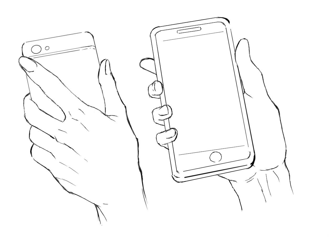 Twitter 上的 Sam 毎朝イラスト練習してる人 今日の 朝活 No 312 今日はスマホ持っている手を練習 物と手 の比較がむずかしい スマホが小さすぎると手が巨大になる イラスト好きさんと繋がりたい 絵描きさんと繋がりたい 今日の積み上げ イラスト T