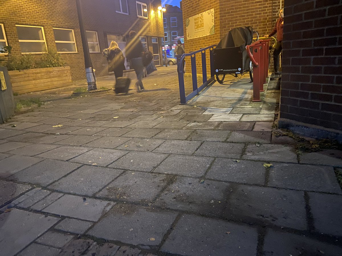 WasteNotProject's tweet photo. Before and after of a mindless act tipped over our compost bin that we were saving for the plat beds infront of #PlatformOneCafe. @MPSLatchmere https://t.co/Q8CezrG3Ml