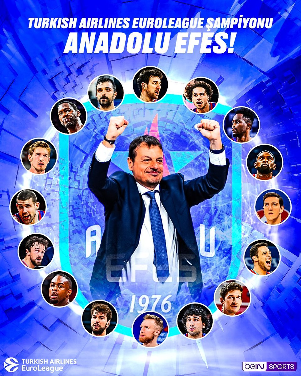 hakk_mac's tweet photo. GURURLUYUZ, MUTLUYUZ, HAYKIRIYORUZ: 🔊🔊🔊🔊

#ANADOLUEFES #EuroLeague ŞAMPİYONU! 🇹🇷🇹🇷🇹🇷🇹🇷🇹🇷

#YarımKalanGörev Tamamlandı 🙌🏽 https://t.co/Y2cERBgO4p