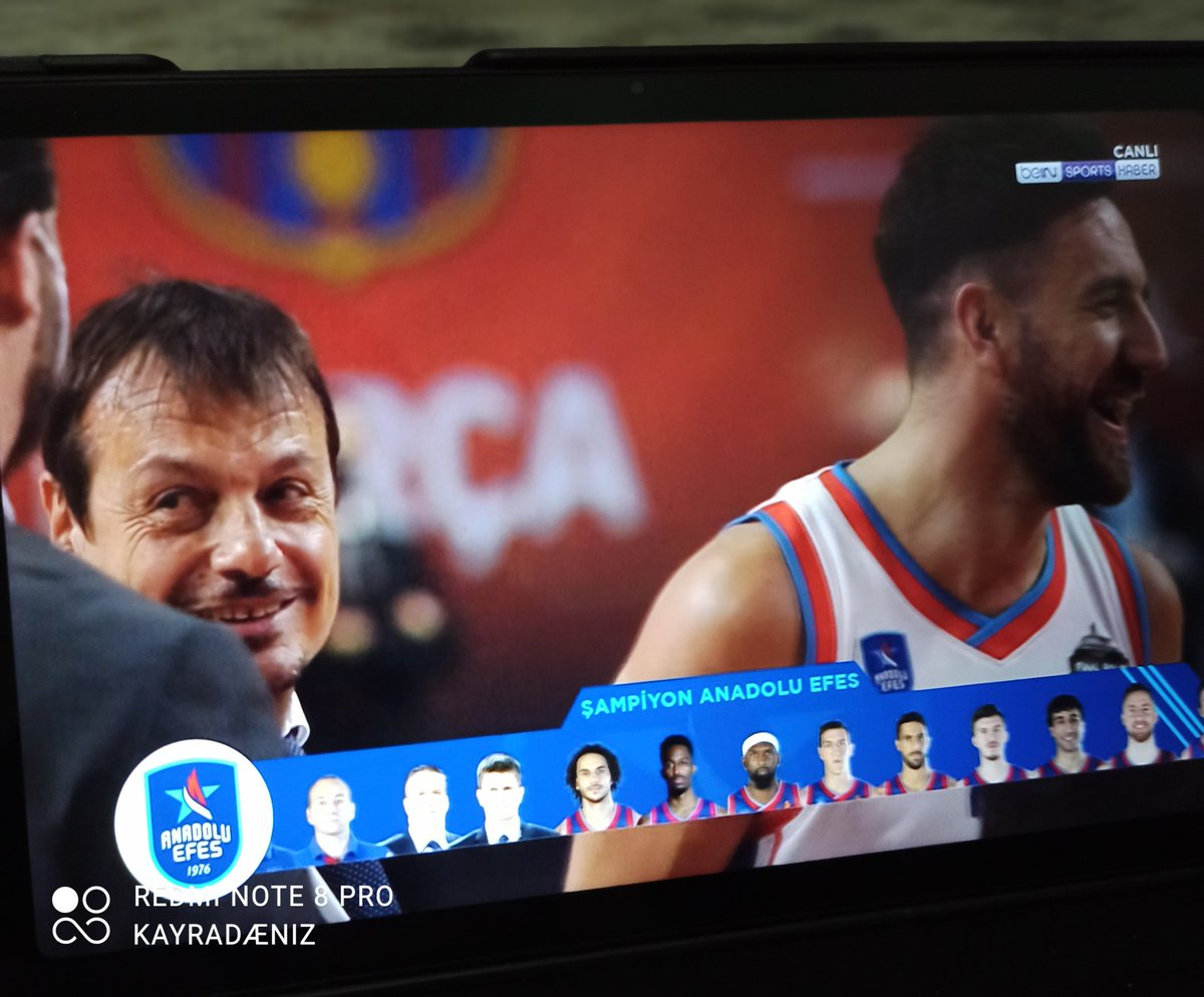 #AnadoluEfes tebrikler