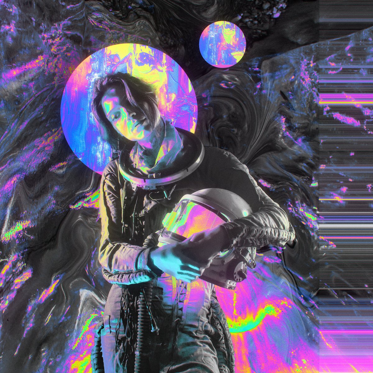 Time to leave!
#vaporwaveart #abstractpainting #abstraction #instaart #surreal  #visualfodder #glitch #galaxy #alien #astronaut #adobe #psychedelicart #trippyart #synthwave #spaceart #nft #iridescent #NFTCommunity #NFTartist #nftcollectors #cryptoartist