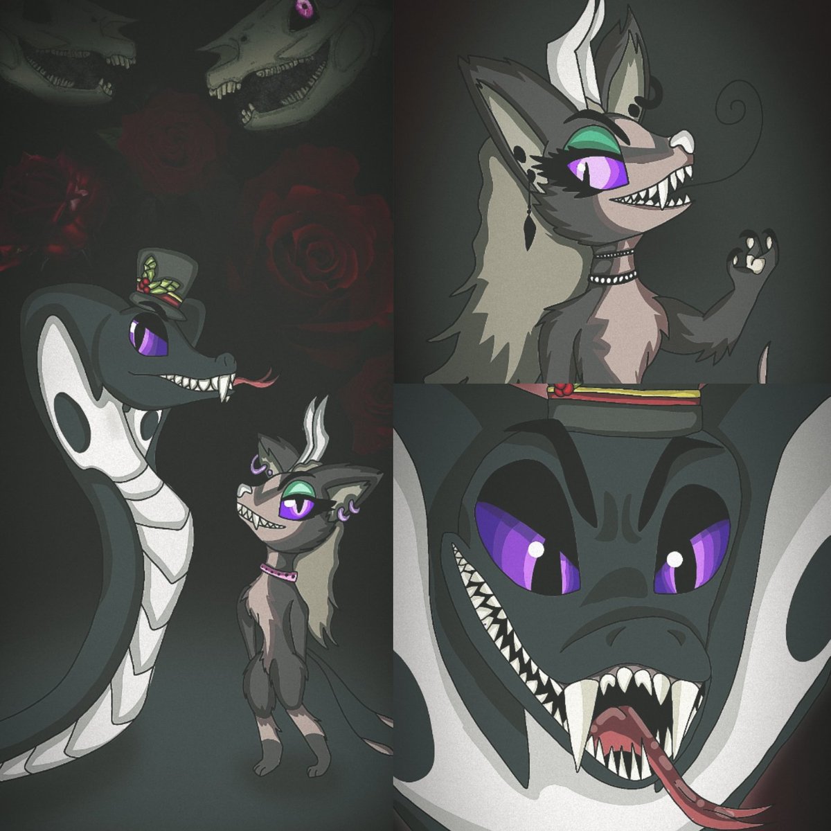kafekoppen's tweet photo. Animalized Death Party 
-
°
Edit time yes 
-
#animalizeddeathparty #adep #furry #furries #furryfandom #artwork #artworks #arts #art #draw #draws #drawing #drawings #digitalart #digitalartwork #artist #artists #snake #snakes #darkaesthetic #aesthetic #aests #aestheticart #roses https://t.co/gTAfioFxPR