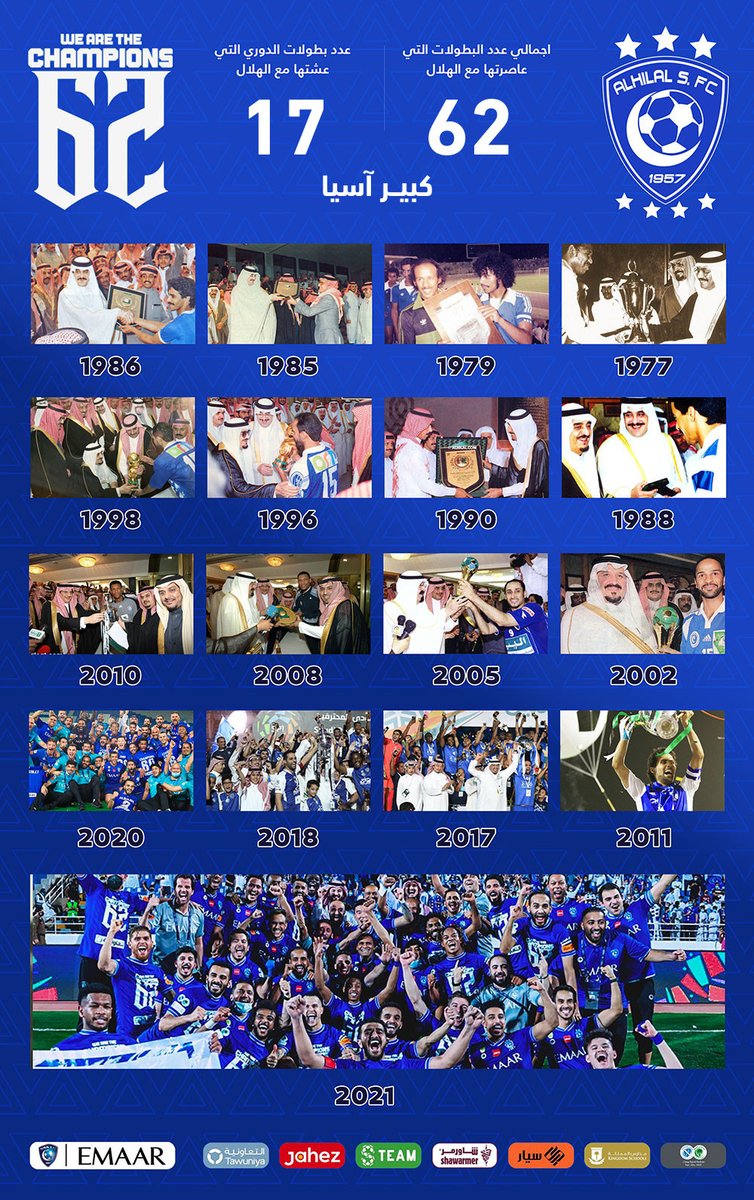 🏆 اكتب عمرك واعرف كم فرحت ببطولة وكم فرحت بدوري 😍💙

👇🏼

age.alhilal.com

#الهلال