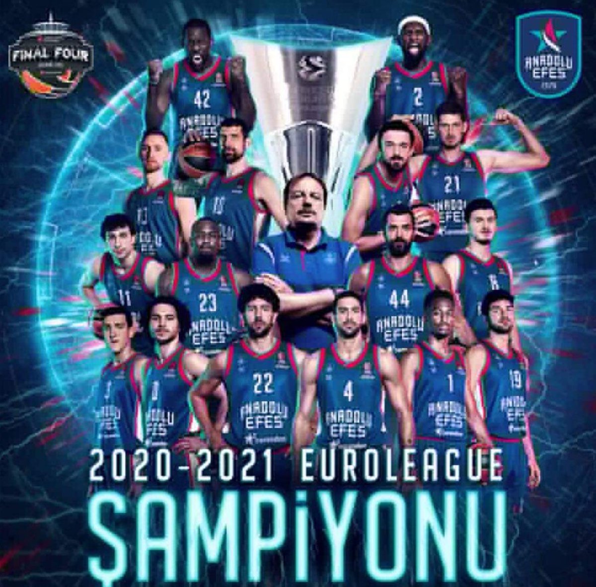 Anadolu Efes'i yürekten tebrik ediyorum. 🇹🇷🏆🇹🇷
#AnadoluEfes 
#EuroLeague