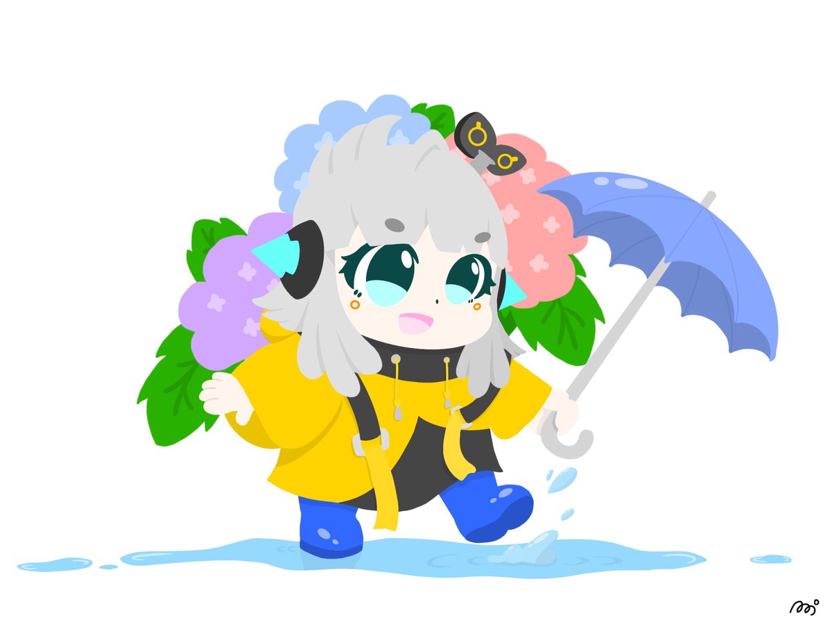 椿あおい 今月描いた絵を晒そう 今月は 目とか細かい部分を少し変えてみたりして よりかわいいイラストにしました