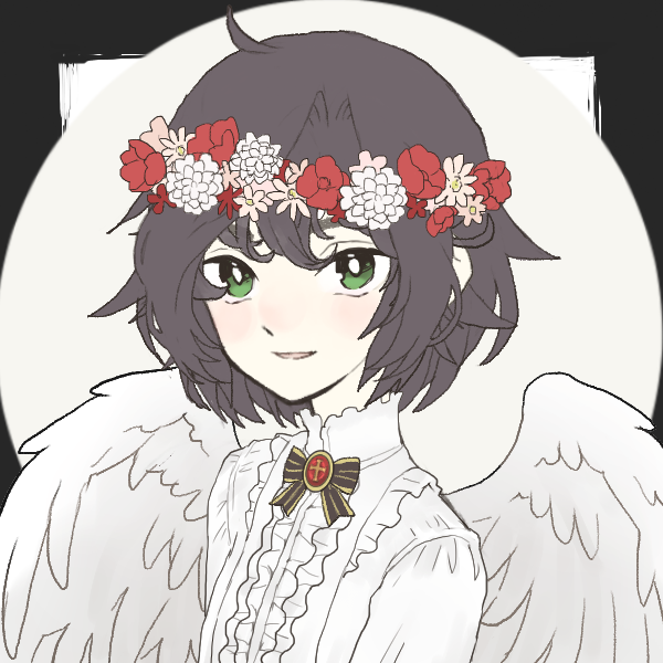 / BEFORE I FORGET for newer followers, btw, i have a non nameless bard inspired design for barbatos. aka the vessel he probably would've created if he did not decide to honor his friend. the picrew had no teal tips option but they're there in spirit okay :x