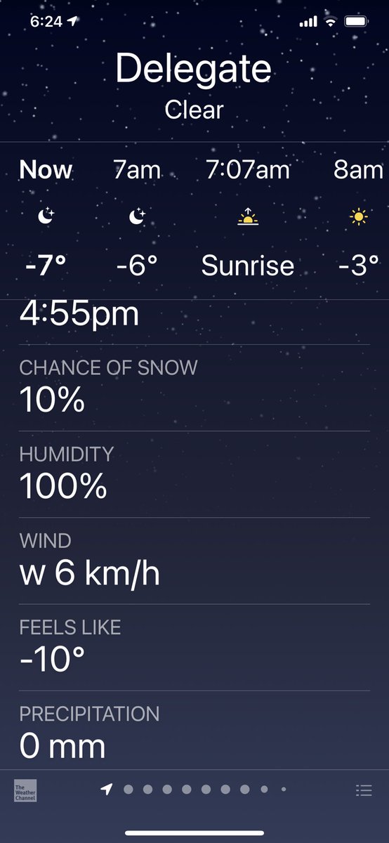 bradnhaz's tweet image. -7 with a feels like of -10° is a bit silly don’t you think?