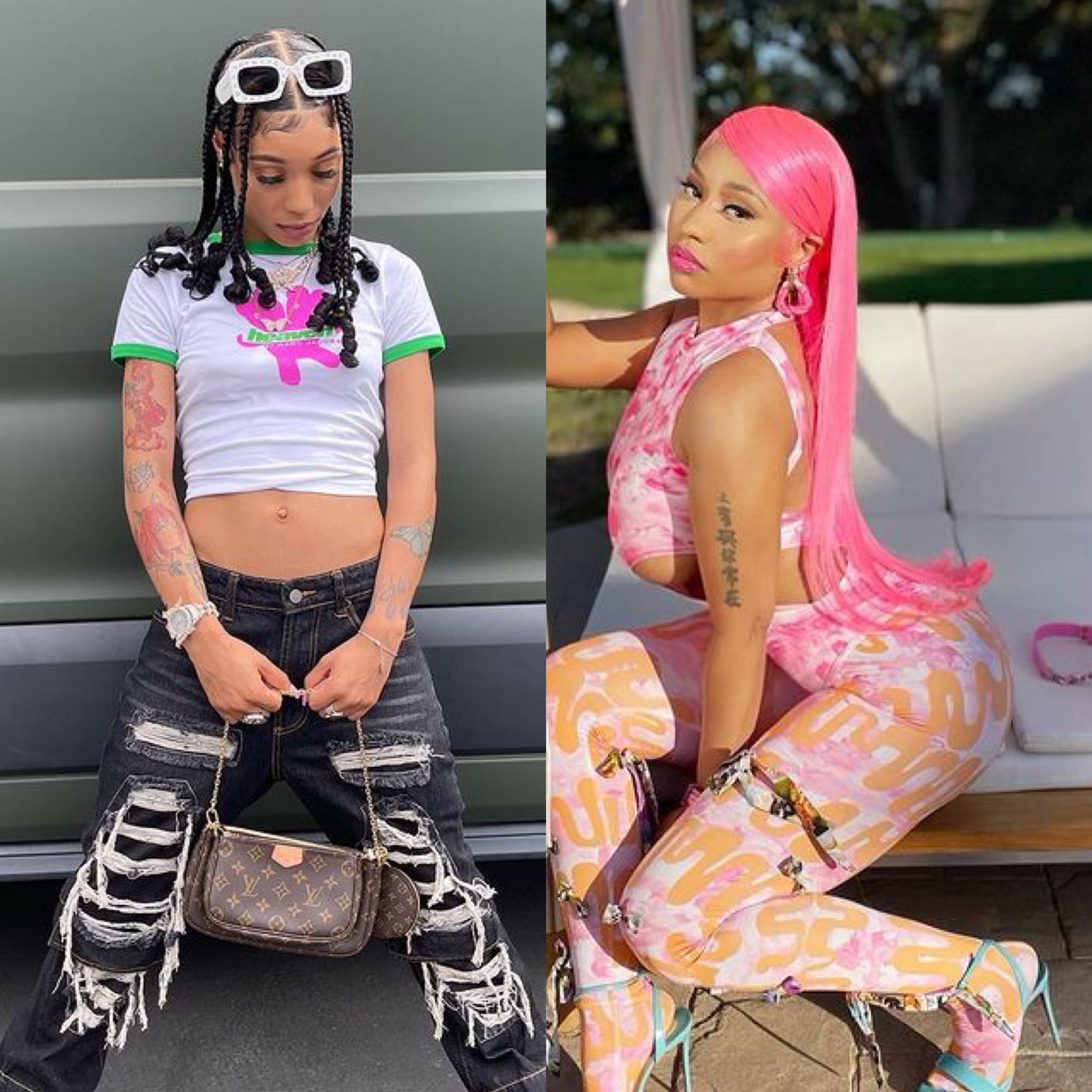 Nicki Minaj Dances With Coi Leray in Ice Pick Heels in 'Blick Blick!' –  Medtecjapan News