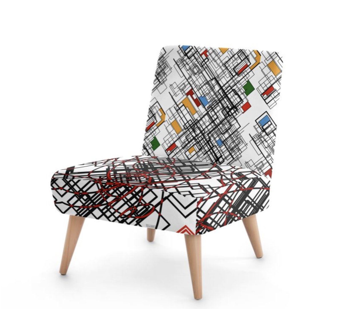 regiaart's tweet photo. Occasional chair for your interior design projects. #decor #contradouk #regiaart #chair #modernart #geometric #art #digital #homedecor https://t.co/HKaRi3zlqa https://t.co/8FOV8n8zKl