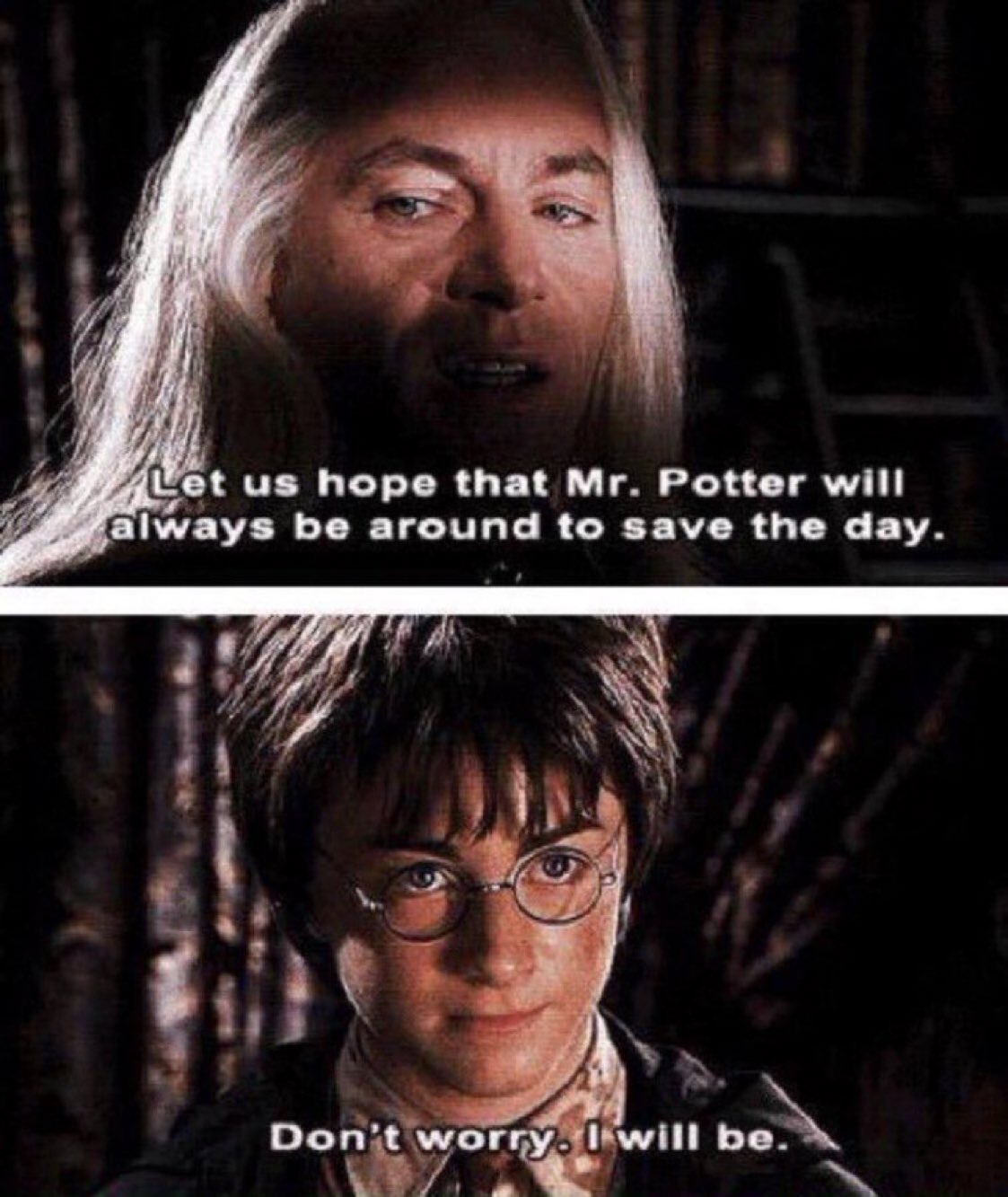 Harry Potter Universe on Twitter "Lucius Malfoy "Let us hope that Mr. Potter will always be