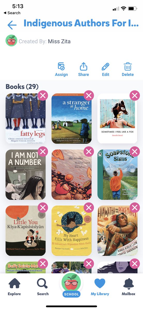Going through <a href="/epic4kids/">Epic for Kids</a> to curate Indigenous Authors for this 📆. Thanks <a href="/epic4kids/">Epic for Kids</a> - a great tool for the 🧰 for curating texts this yr getepic.com/app/user-colle… 

cc <a href="/PDSB_Libraries/">PDSB Library Learning Commons</a>