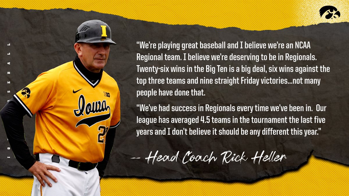 Give us a chance!  We want to continue playing in NCAA Regionals!  #Hawkeyes