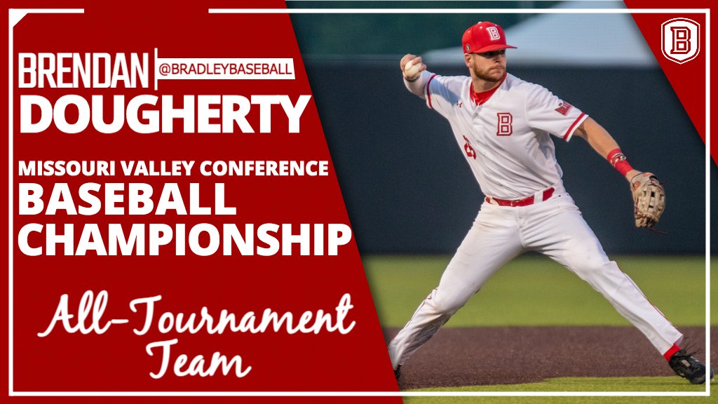 BradleyBaseball's tweet image. 🅱️⚾️🏅 AWARD NEWS

Congratulations, Brendan Dougherty - voted to the 2021 MVC Baseball Championship All-Tournament Team!

BAvg - .571 (4-7)
OB% - .625
Fld% - 1.000