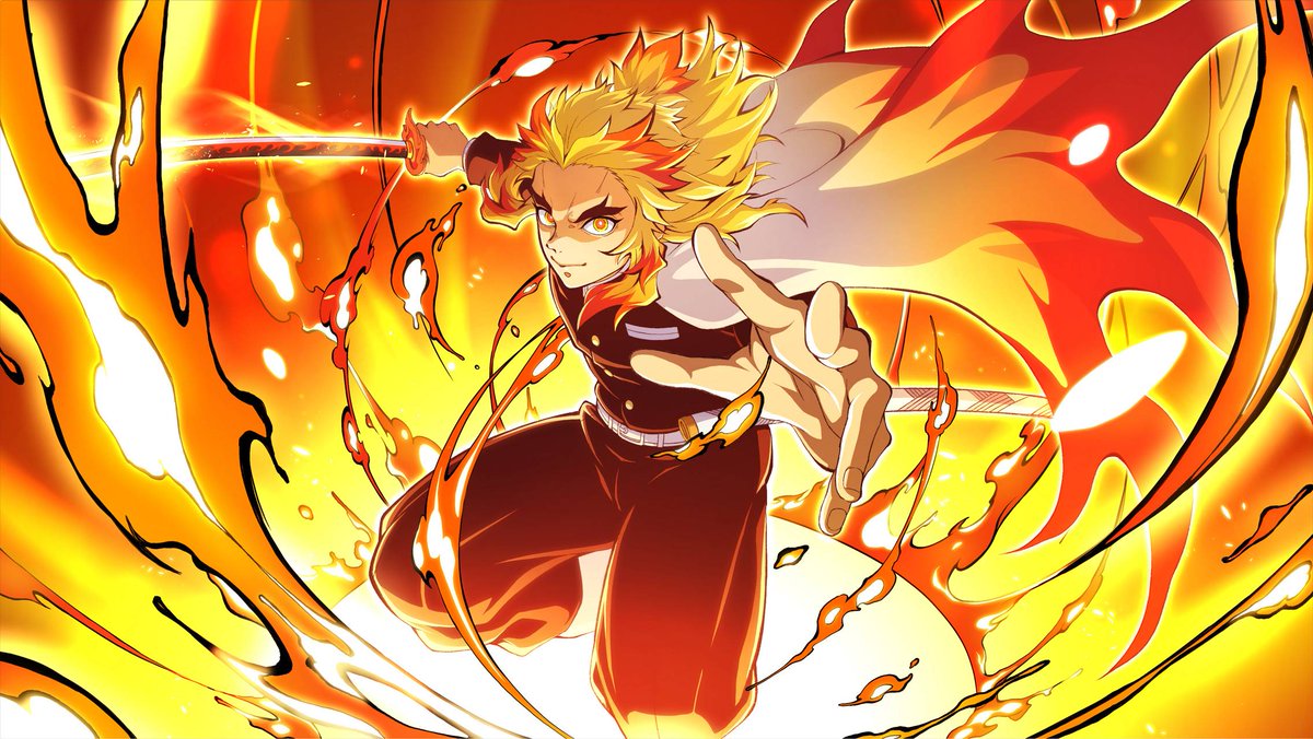 AnimeBentous's tweet photo. "However, if you bare your fangs at innocent people, my bright red flame blade will burn you to the bone!"
— Kyojuro
🔥 🔥 🔥 

Kyojuro Rengoku from Demon Slayer is our #senpaisunday this week!

#kyojuro #kyojurorengoku #demonslayer #kimetsunoyaiba #anime #manga https://t.co/7c6k2g4p9e