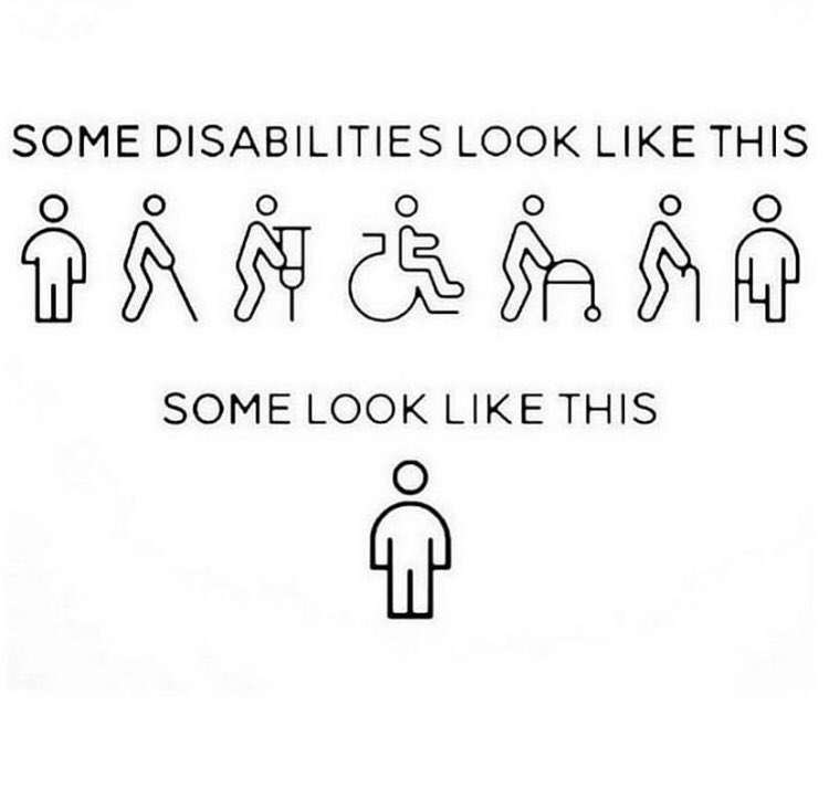TheHopePeople's tweet photo. Some disabilities are not visible to the eye, but that doesn’t mean they aren’t valid. Your mental health matters. ❤️ https://t.co/ZfpOYrdw15