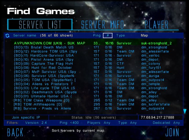 avpunknown's tweet image. #avp2 #avp2game #aliensvspredator2 #avp2community #avp2msp #avp2online #avp2primalhunt #avp2gold #avp2discord 
Nothing like a full server going on right now!
#avp2forever  #avp2aio #avp2free 
@avp2game @avpgalaxy @avpcentralt @WXenomorph @Stung_5 @Exmachinagamma @FeniX_Predator