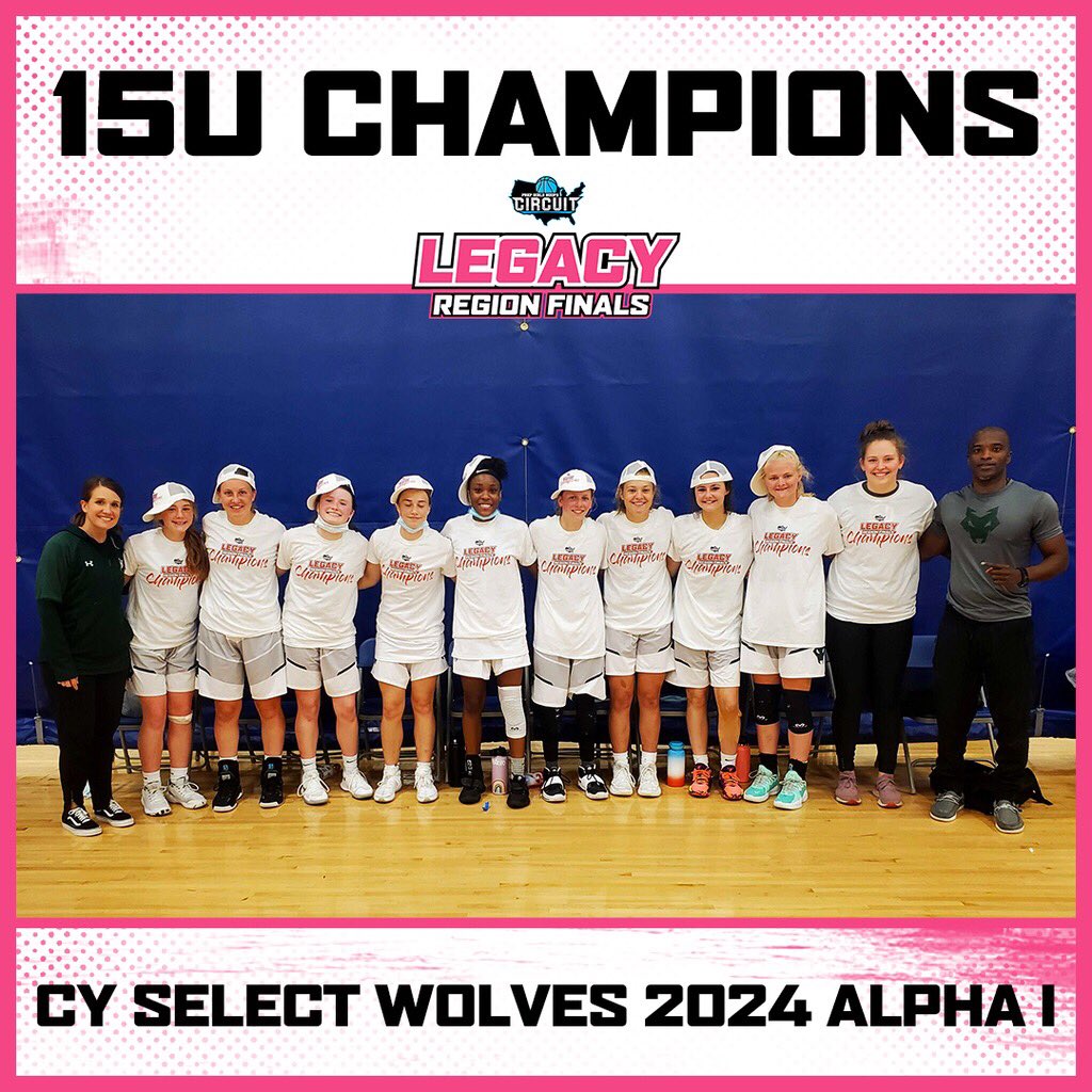 PGHCircuit's tweet image. WE HAVE #PGHLegacyRegionFinals 🏆CHAMPIONS🏆

Shoutout to:
- 17u: @WisImpact 
- 16u: @WisImpact 
- 15u: @CYSelectWolves 
- 14u: The City Basketball 2025 Black