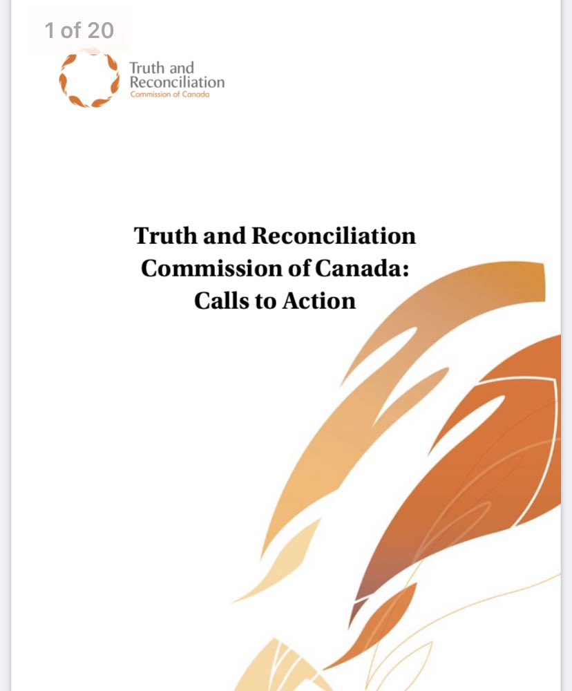 For non-Indigenous people expressing grief over the fact a mass grave with 215 Indigenous children was located in this country, I sincerely hope you will read the #CallstoAction from @NCTR_UM & find ways to truly participate in meaningful reconciliation. trc.ca/assets/pdf/Cal…
