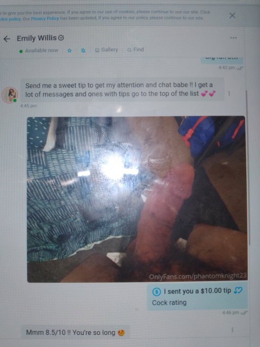 Shoutout to my favorite female pornstar @emilywillisxoxo for the cock rating of 8.5/10. She's the best<a class="tags" href="/tag/emilywillisxoxo">@emilywillisxoxo</a>