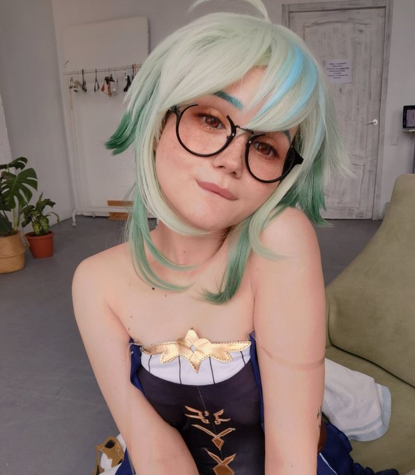 2 pic. You need a little bit Genshin Impact in your feed.🤭 What do you think about Sucrose? ✨🌱✨  #genshinimpactcosplay<a href="/tag/sucrose"class="tags"><span>#sucrose</span></a><a href="/tag/genshinimpactcosplay"class="tags"><span>#genshinimpactcosplay</span></a>