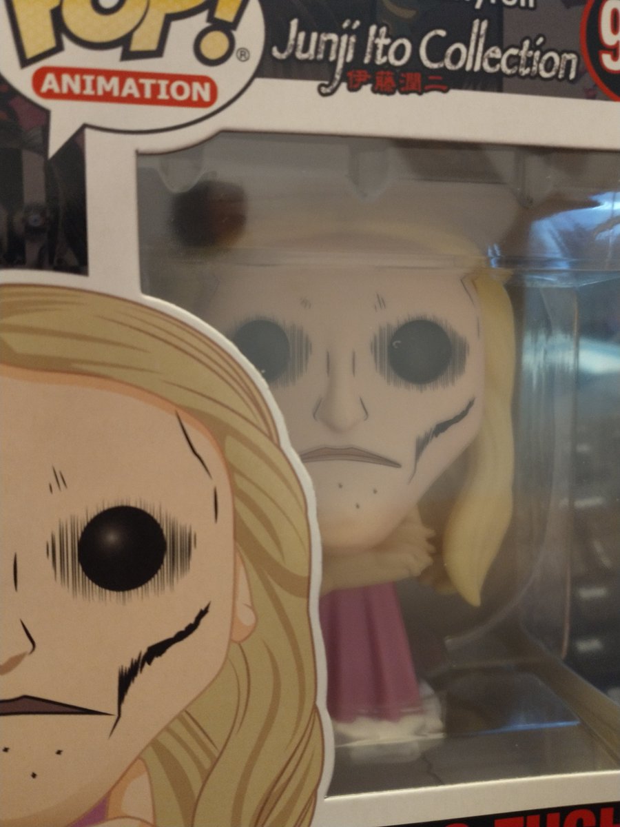 Evil_Aristocrat's tweet photo. Just bought a new #FunkoPop!
SO excited to place it with my others! #MissFuchi from the #junjiito collection is going next to #Daggett from the #Angrybeavers, #Moxxie from #borderlands, and #Undertaker from #blackbutler #kuroshitsuji
Need to go grab more! Temped to buy all! https://t.co/HBu7MTp7Y6