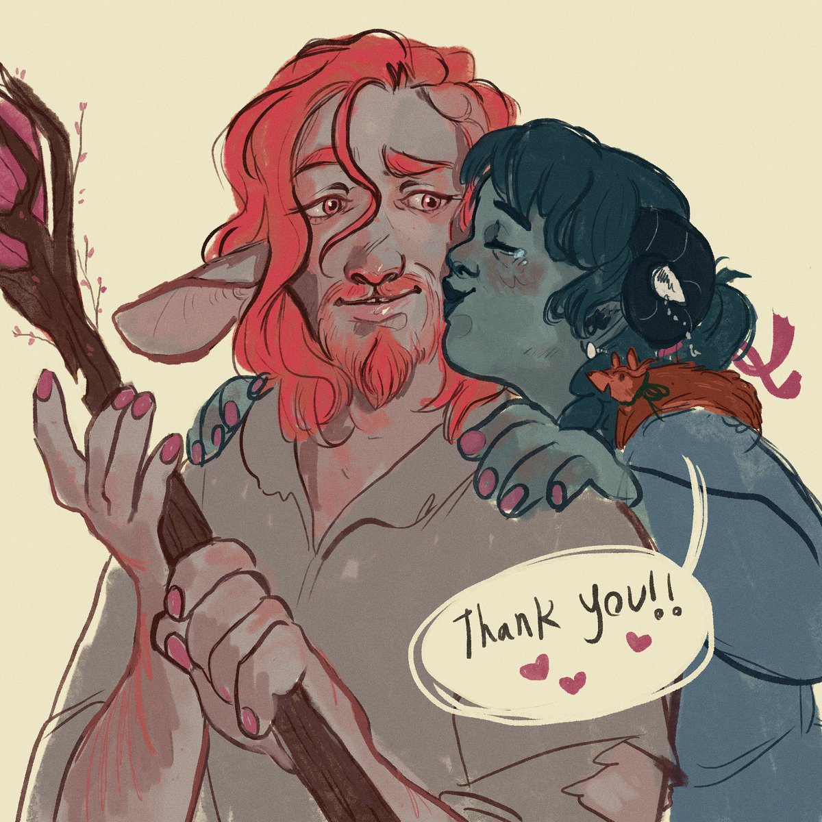 TheMoLisMHEE's tweet photo. These two ♡◇♡ 
#criticalrolefanart #CriticalRoleArt #CriticalRoleSpoilers https://t.co/wOOfPVqYRy