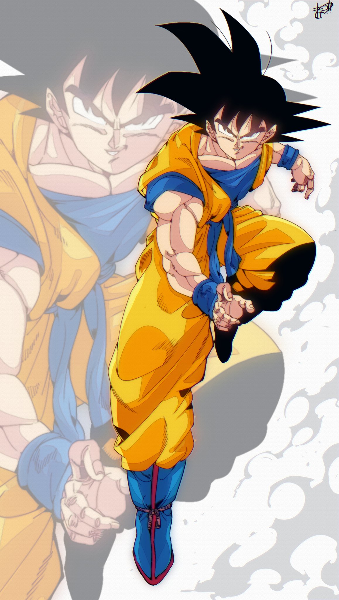 きなこもち 有償依頼募集中dmまで Dragonball 孫悟空 カカロット そろそろオラとやろうぜ ドラゴンボール 孫悟空 イラスト T Co Ht6pop028b Twitter
