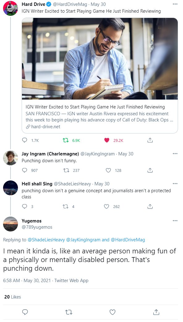 ByorCore's tweet image. When you compared being a games journo to being mentally retarded, have they finally become self aware?