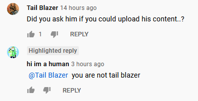 Tail-Blazer (Booty Baron) on Twitter: "Responded to stolen content on