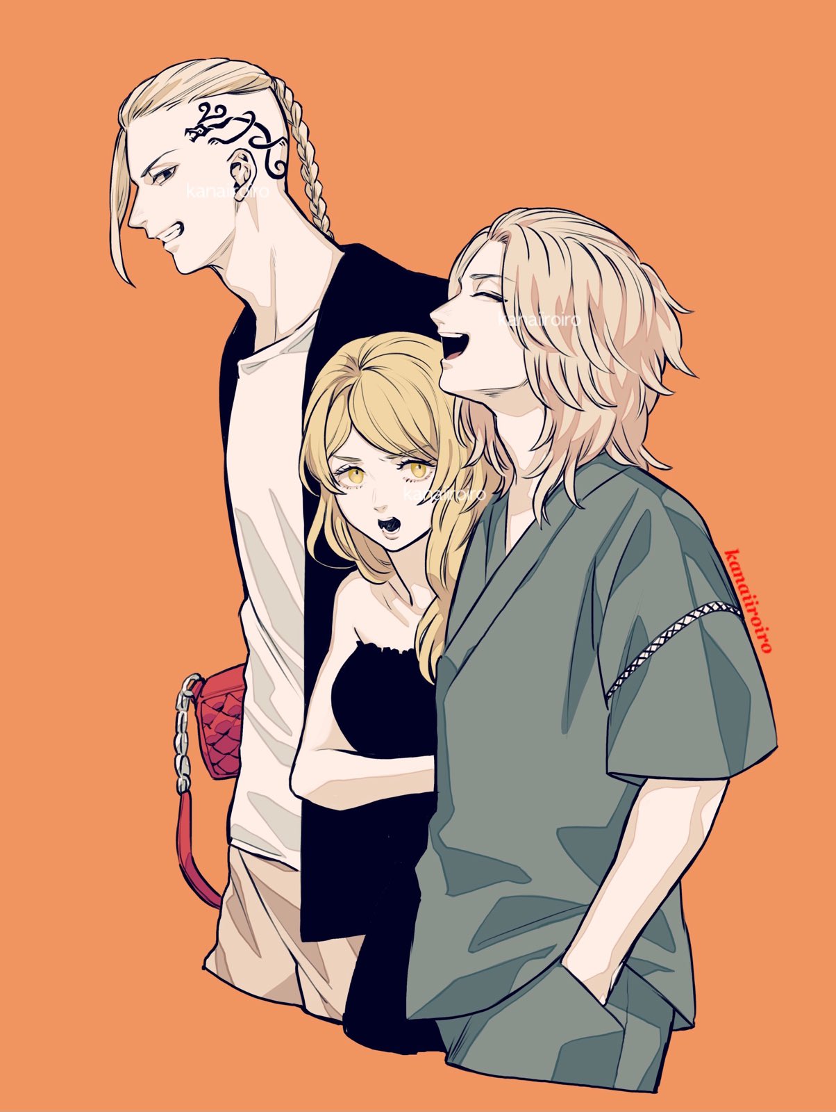 𝕂𝕒𝕟𝕒𝕚 على تويتر 東京リベンジャーズ落書き マイキーとドラケンとエマちゃん アニメ8話の3人の帰り道よかった そんなシーンはない